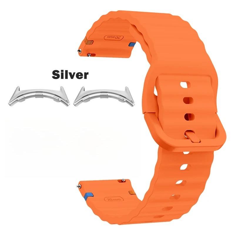 Sport-Ersatzarmband Passend für Google Pixel Watch 4/3 41mm 45mm Zubehör Wellen-Silikonband für Google Pixel Watch 2 1 Correa