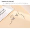 Banyan Tree Silver Paper Airplane Tassel Earrings: Simple, Nostalgic & Trendy Design