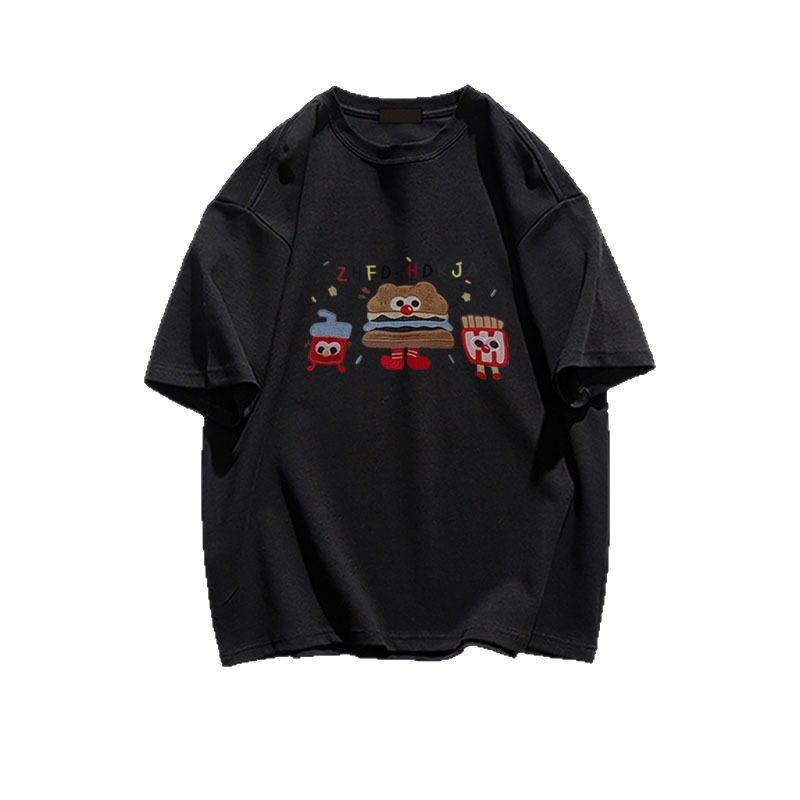 Women's Oversized Gray Cotton T-Shirt - New 2025 Loose-Fit Design