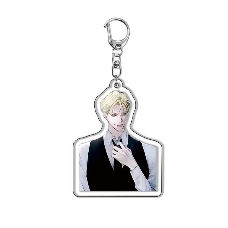 

Cartoon Anime Anastasia Acrylic Keychain Fashion Students Y2K Cartoon Charm Backpack Keyring Jewelry Accessories Gift for Friend about 5cm