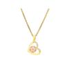 Football Pendant Necklace with Gold Tone Chain and Frame, 41-50 Cm Jewelry Metal Texture for Daily Styling, Game Day Wear and Gifts