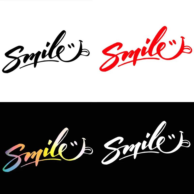 1PCS Auto Decals Smiling Face King Car Sticker Body Motorcycle Electric Decoration Creative Personality Stickers PVC Waterproof