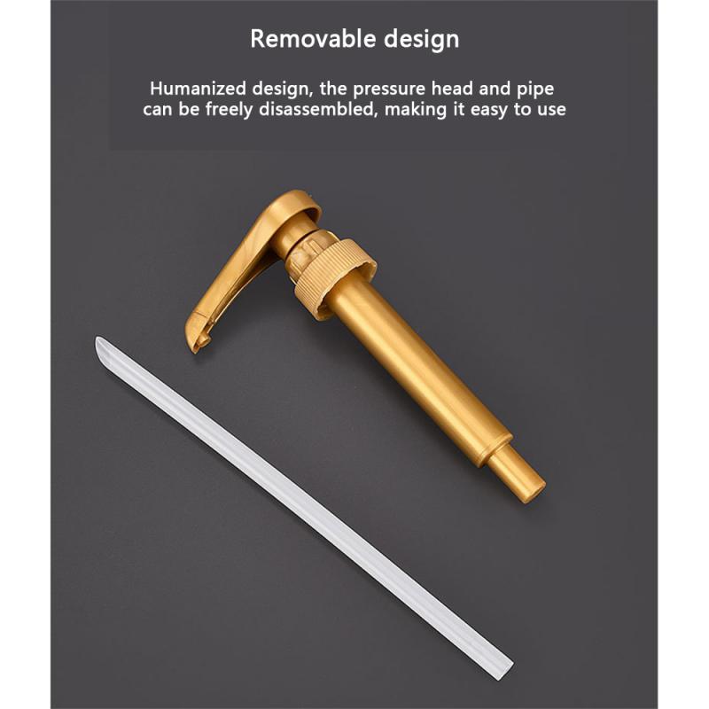 1/3/5pcs Soap Pump Syrup Pump Black Liquid Soap Dispenser Reusable Juice Bottle Dispenser Pump Durable Household Kitchen Gadgets