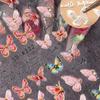 Nail Art Stickers Embossed Nail Decals Colorful Butterfly Nail Accessories for Self-adhesive Nail Decoration Ladies Nail Design