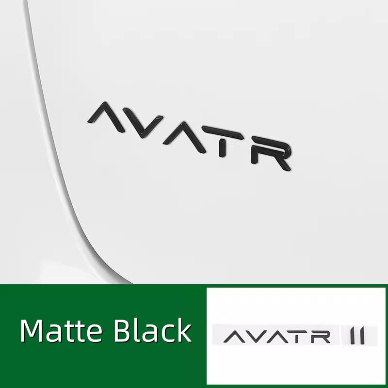 

Car Rear Door Car Logo Name Letters Decor Product Sticker Cover For Changan AVATAR 11 2022-2024 AVATR 11 Exterior Accessories