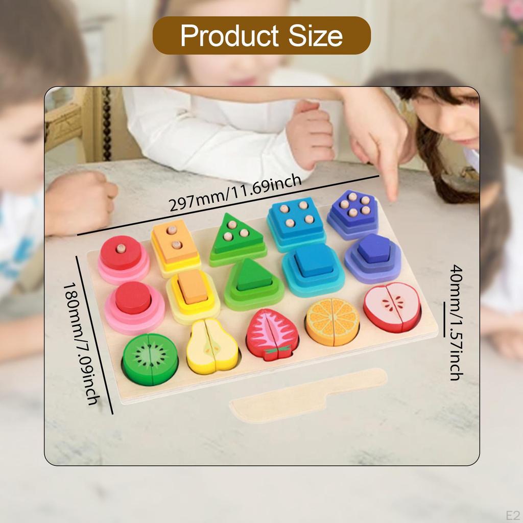 Sorting and Stacking Toys Shape Color Recognition Early Developmental Stacker Learning for