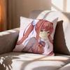 Meta Horror Game DDLC MMonika  Pillow Case Pattern Printed Pillowcase For Living Room Sofa Cushion Cover