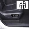 Glossy Black Seat Adjustment Trim For Toyota Land Cruiser Prado LC250 2024+