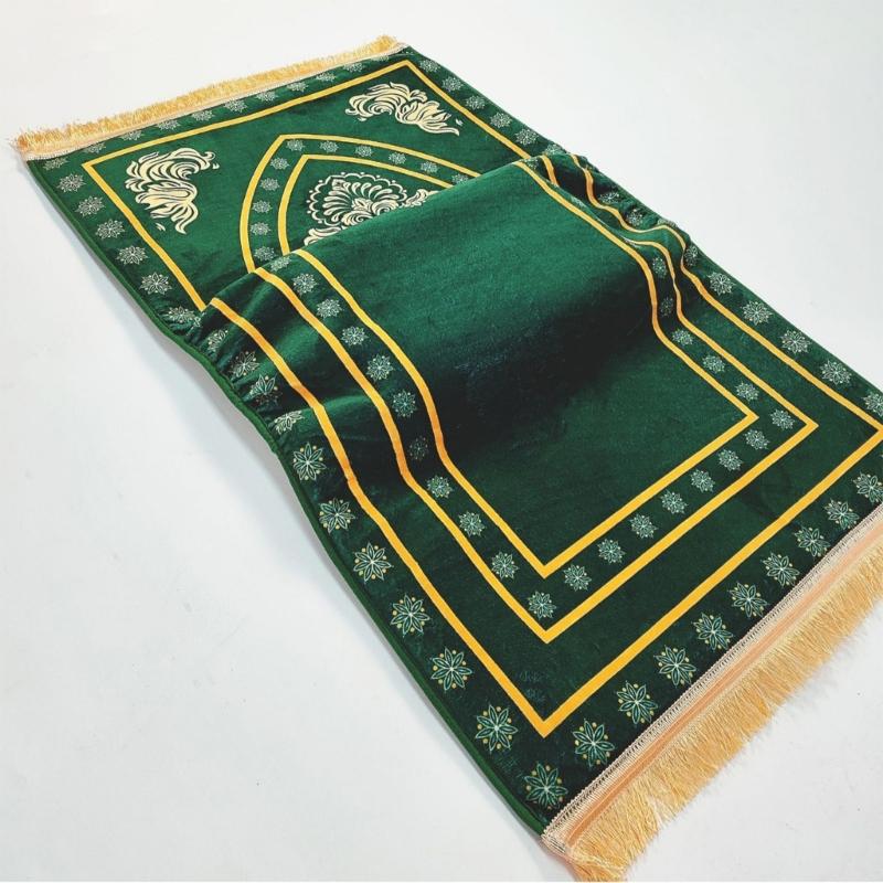 Polyester 8cm Thick Prayer Carpet Soft Comfortable Texture And Slip Resistant Base For Home Use 70x110cm Prayer Rug