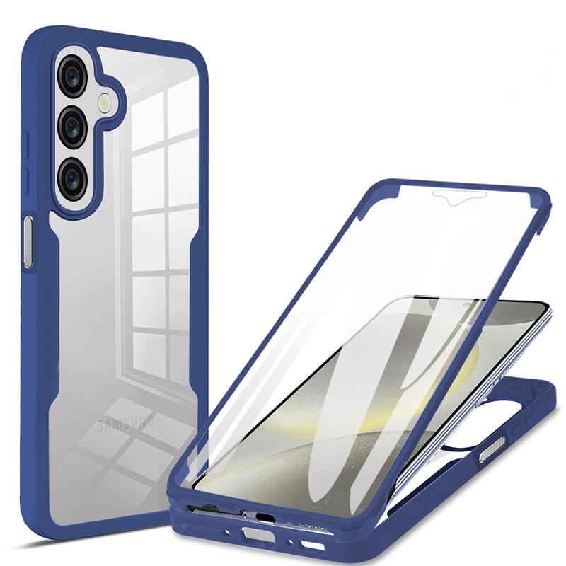 360° Protection Shockproof Case For Samsung Galaxy A30 A32 A33 A34 A35 A36 Funda Double Side Soft Silicone Clear Back Cover