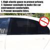4 Packs Universal Car Window Screens - 2023 New Car Window Covers Sun Shades with UV Protection, Window Shades for Car Side Windows, Mesh Window