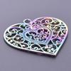 2Pcs Skullsteampunk Charm Rainbow Filigree Hearts Charms For Jewelry Making Bulk Diy Flowers Pendant Turtle Animal Accessories