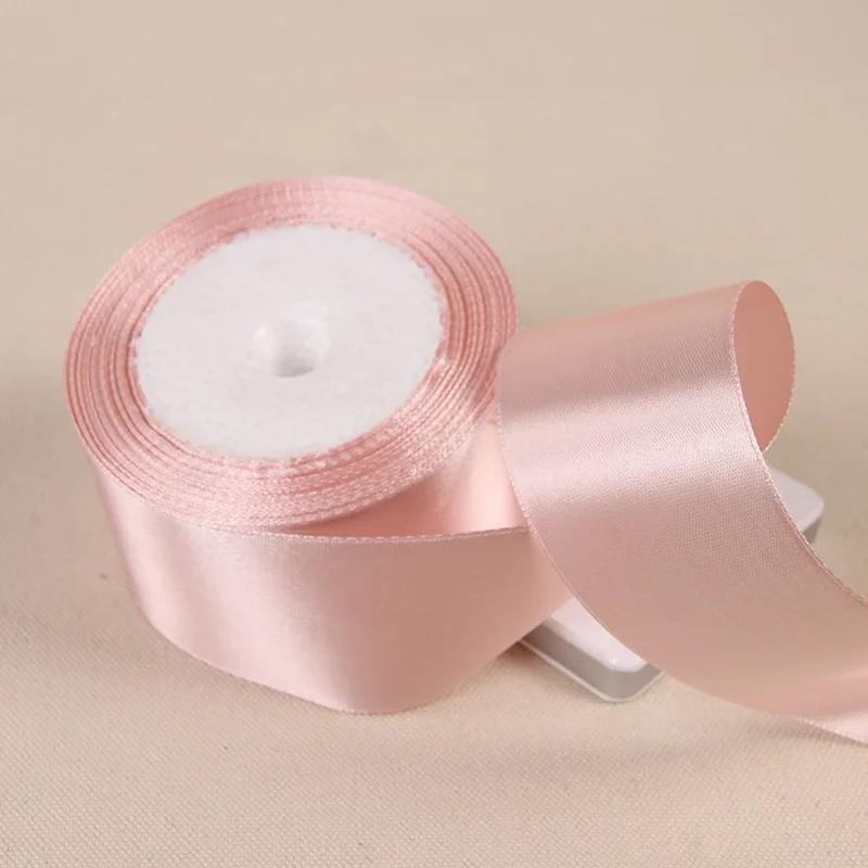 25Yards/Roll 6mm-50mm Ribbons DIY Bow Crafts Polyester Satin Ribbons Christmas Home Decor Accessories Tape Wedding Gift Wrapping