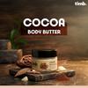 Timb Cocoa Body Butter | 100% Natural & Glycerin Free | Shea Butter Moisturizer with Vit E | For Dry Skin | For All Skin Types | 100gms