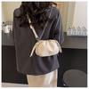 IELGY All-Match Bucket Bag Niche Design Chain Cross-Body Pleated Bag