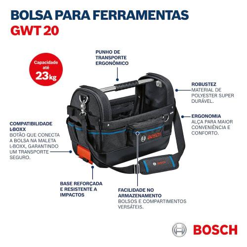 BOSCH PROFESSIONAL Tool Bag GWT20 Black