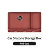 Car Dashboard Storage Box CD HDYTGHS5 Texture Silicone Scratch-Resistant For VW Golf GTI Polo Passat Scirocco Tiguan Jetta T-ROC Touareg