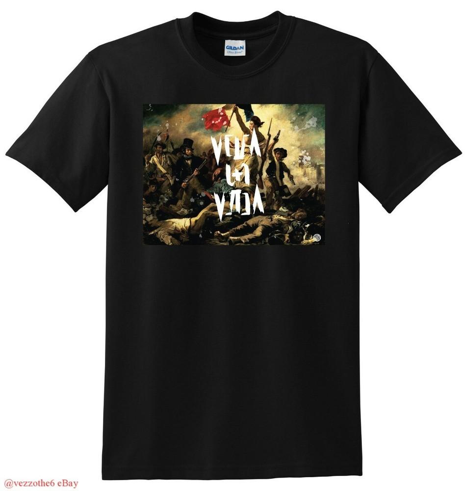 COLDPLAY T SHIRT viva la vida vinyl cd cover S-5XL Unisex T-Shirt S