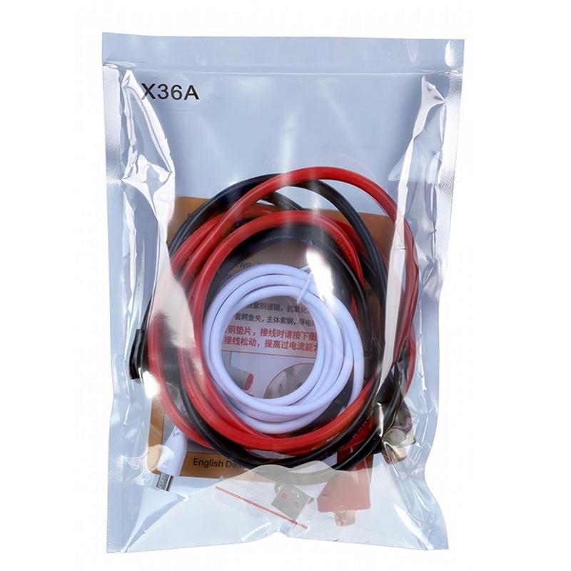 

AA58 RD X36A 36A Connector to Alligator Clip Test Cable and Micro-Type Communication Cable for RD6024 RD6030 Output China Mainland
