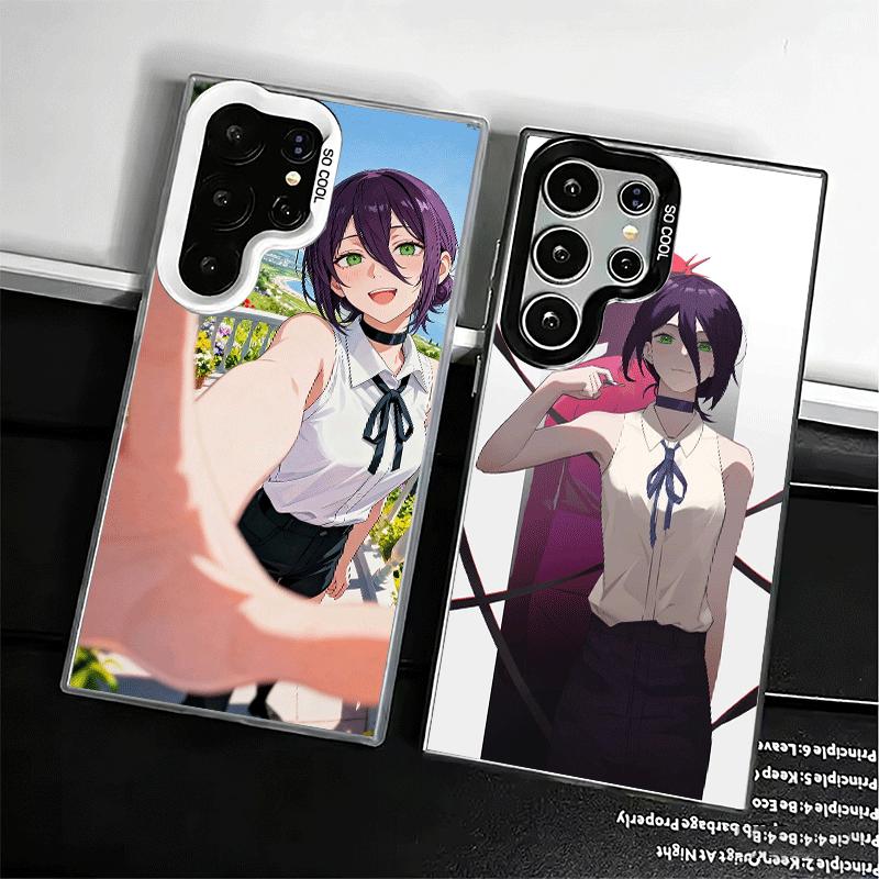 Anime Character R-Reze CSM Soft Phone Case for Samsung Galaxy S24 S25 FE S26 Edge S23 Ultra S22 Plus S21 + Shockproof Cover Back