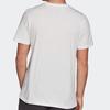 Adidas T Shirts Men's White Crew Neck Moderate Straight Fit FN1728