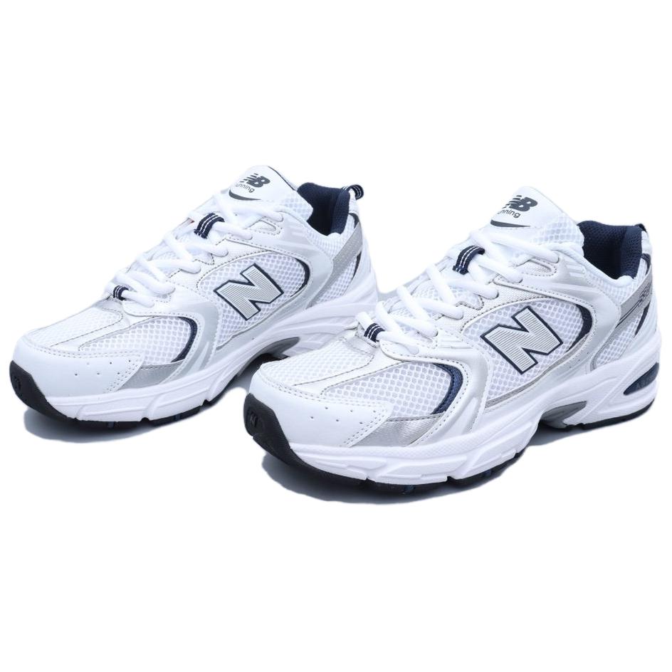New Balance NB 530 Abrasion Resistant Low Top Casual Running Shoes Men's Silver NBMR530SGWHITE
