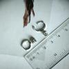 Silver Earrings with Cubic Zirconias, Emallu (2180777)