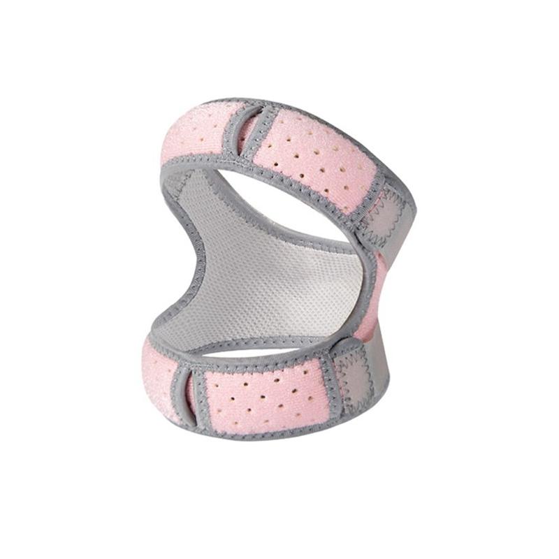 

1Pc Adjustable Patella Knee Brace Compression Sleeve Support Unisex Knee Pain Relief Arthritis Sport Knee Guard Pad рожевий