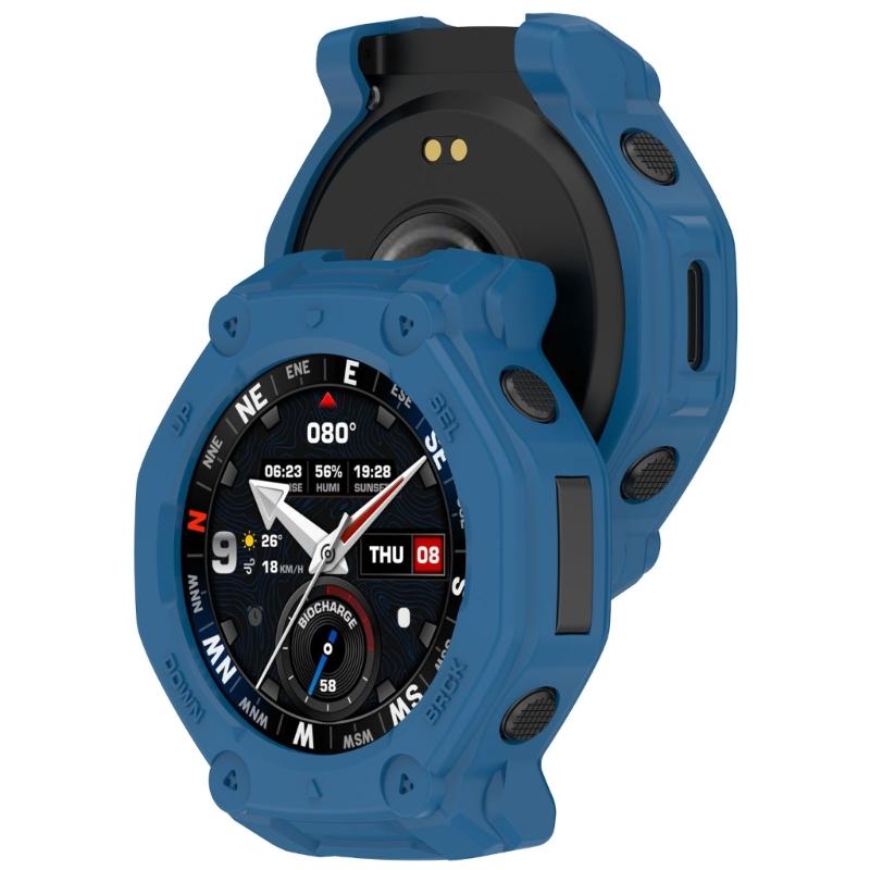 Lichtgewicht Skeletons Beschermhoes Sterke TPU Cover Half Gesloten Beschermende Schaal Horloge Accessoires voor Smartwatches