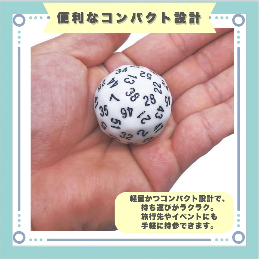 Ideastore 100-sided Dice, 100-sided Dice, Polyhedral Dice Set, 15 Pieces (white)