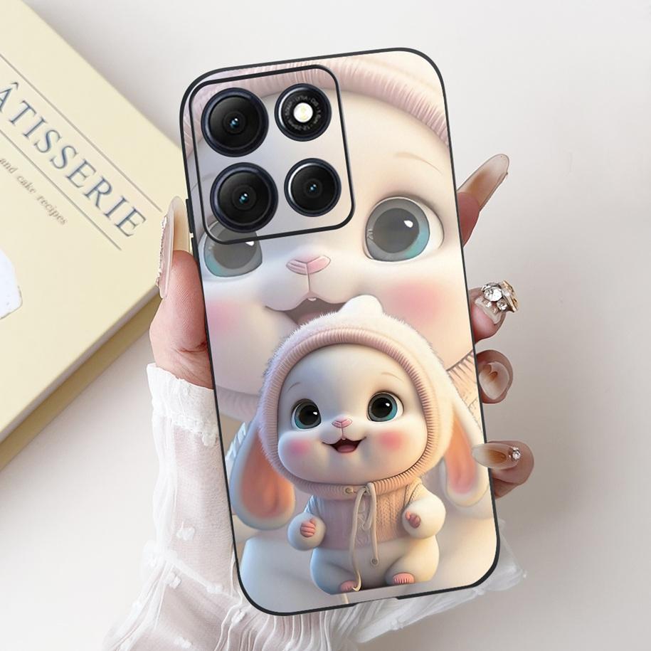 For Motorola Moto G86 Power 2025 Case New Cute Cartoon Rabbit Panda Shell Soft Silicone Back Phone Cover For Moto G86 Power Case