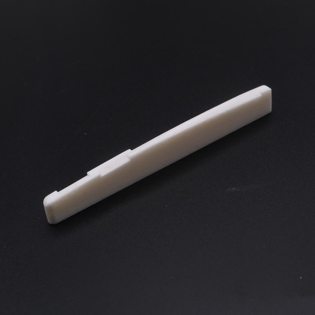 Acoustic Guitar Bridge Nut Cow Bone Acoustic Guitar Upper Nut and Lower Nut Bridge and Nut Guitar Accessories