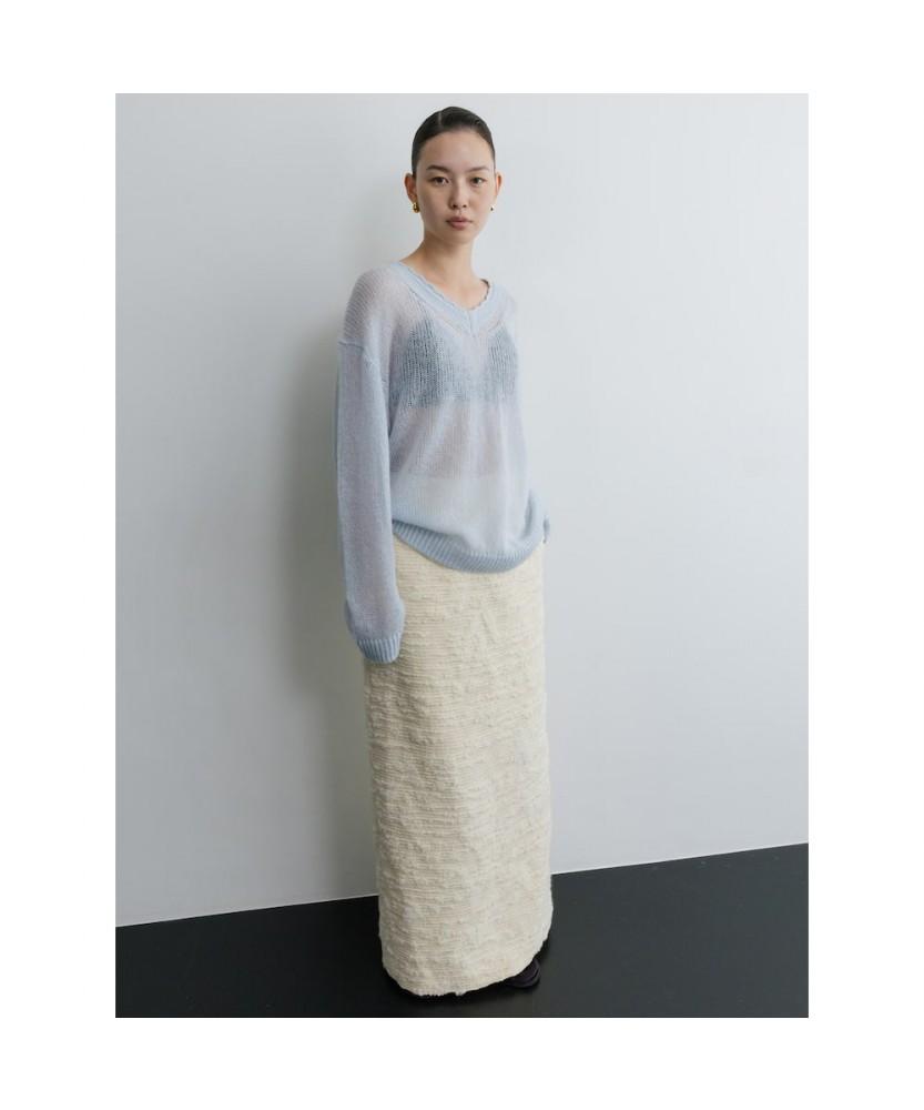 Diaepeocheo Loosely V Neck Knit Sky Blue (Ta5751A08Q)