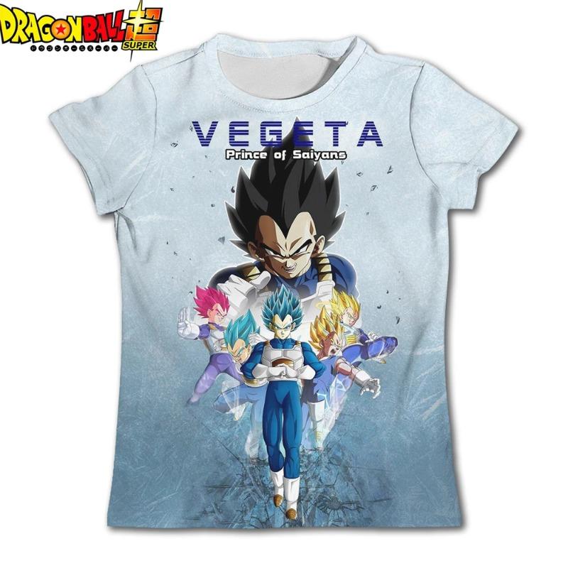 Dragon Ball Z Graphic Print T-Shirt 100% Cotton Soft Breathable Elastic Comfortable for Fans and Daily Wear