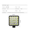 1PCS 12V/24V LED Light Bar 48W Mini LED Work Light Off Road Spotlight for Jeep Truck 4X4 Car SUV ATV Barra LED Headlights