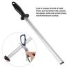 600# 12inch Portable Kitchen Knife Sharpening Rod Stick Plastic Handle Sharpener Stone Tool