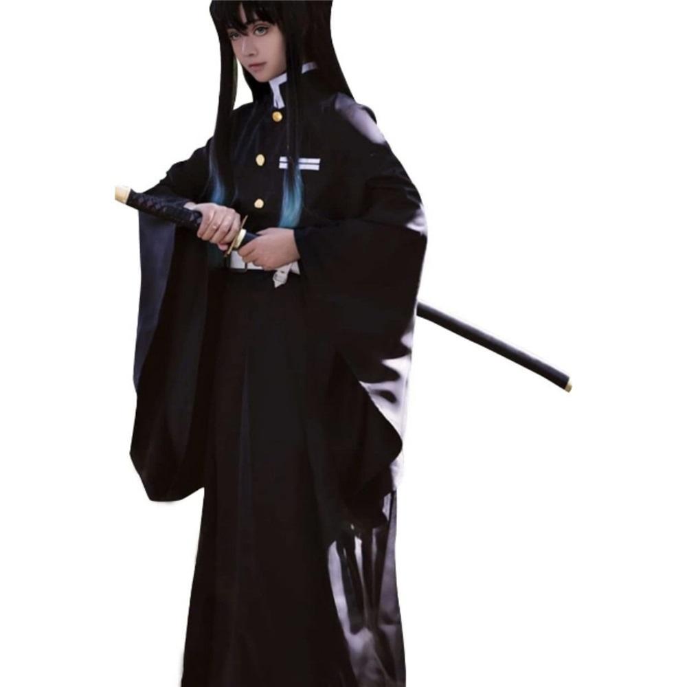 Anime Kimetsu No Yaiba Tokitou Muichirou Cosplay Kostuums Kisatsutai Uniform Pruik Halloween Kostuum Volwassen Kids