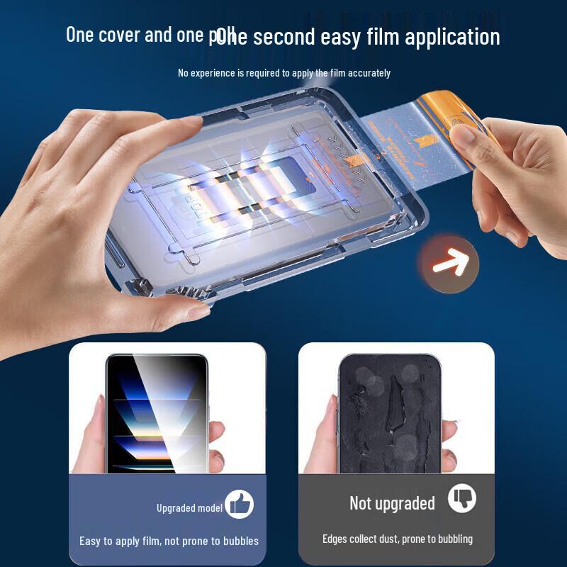 Mingying HD Panzerglas Displayschutzfolie 2er-Pack für Xiaomi & Redmi