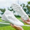 High-top Society Soccer Shoes Football Boots Men Ultra-light Kids Boy Turf Futsal Cleats Children's  Sports Training Footwear
