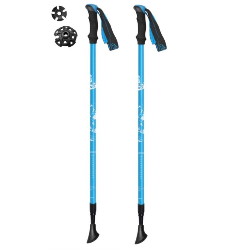 010912 Aluminum Alloy Skiing Stick Child Adult Length From 78-135cm 2 Pieces Per Pack