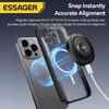 Essager 15W Magnetic Wireless Charger 2-in-1 Phone iWatch Dual Fast Charging Dock Station For iPhone 16 15 14 13 Huawei Samsung