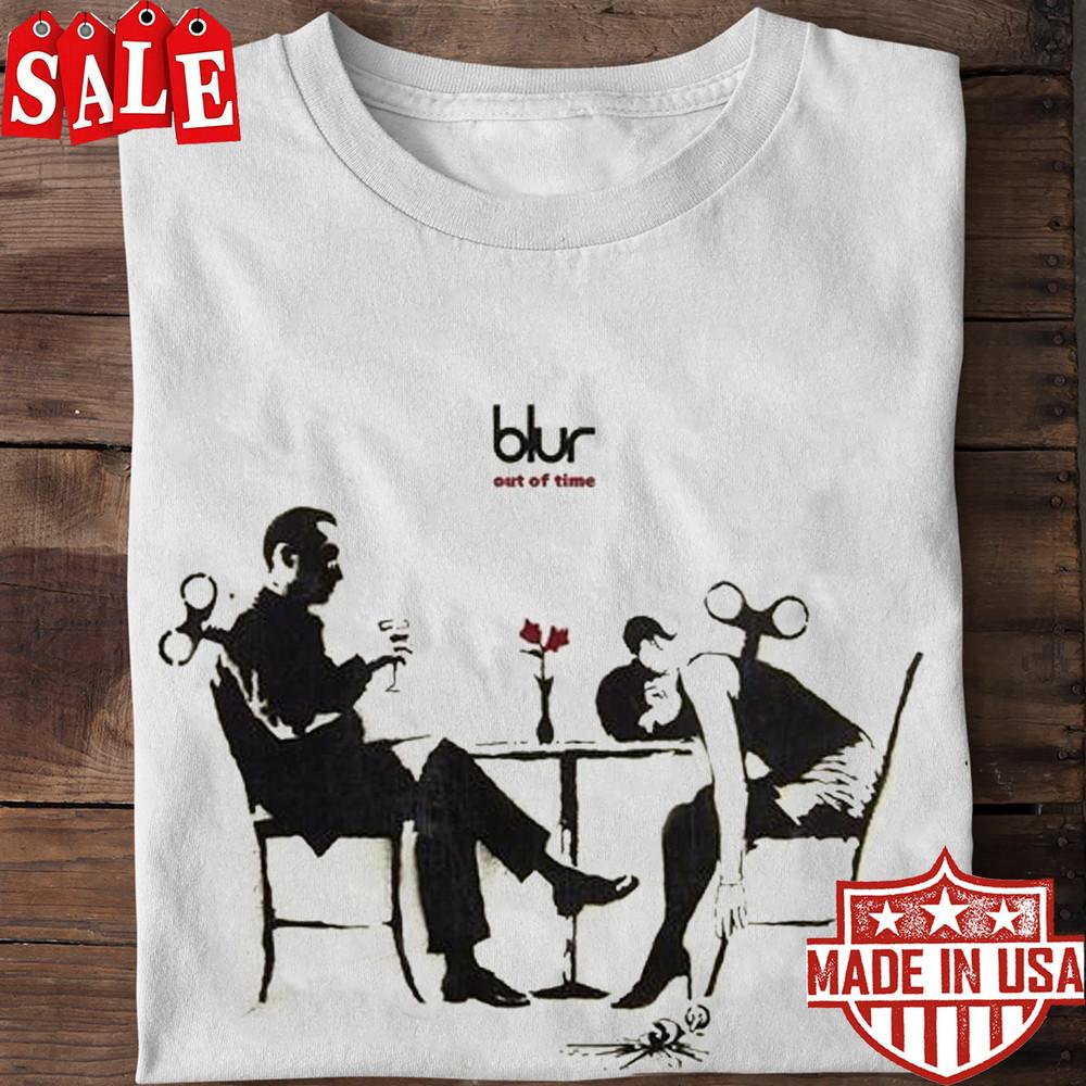 NEW Blur Band Out of Time Song White Shirt TE8891 Unisex T-Shirt