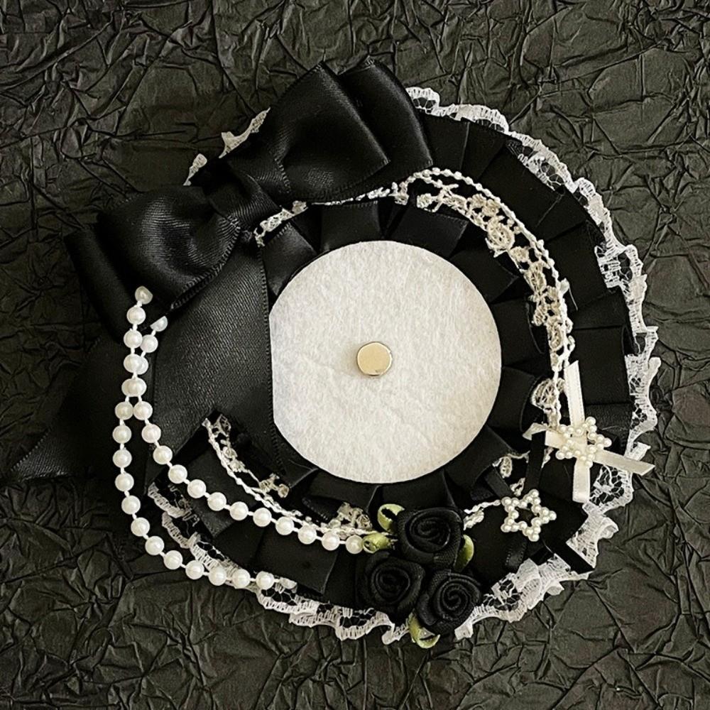 Sweet DIY Lace Card Holder Lolita Anime Lace Photocard Case with Ribbon Handmade Photo Protector Case Photo Storage