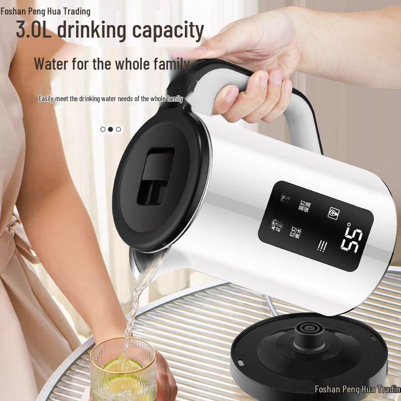 Silent Smart Stainless Steel Electric Kettle with Constant Temperature and Large Capacity