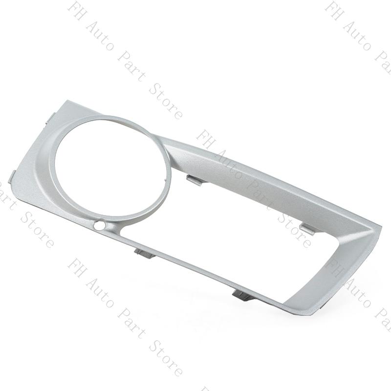 51117312595 51117312596 Front Bumper Fog Light Lamp Trim Silver Frame Cover Cap Shell Lid For BMW X6 E71 2012 2013 2014