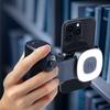 Wireless Shoot Photo Stick Stand Picture Helper With Rotatable Phone Holder And Rechargeable LED Light For Simple Use