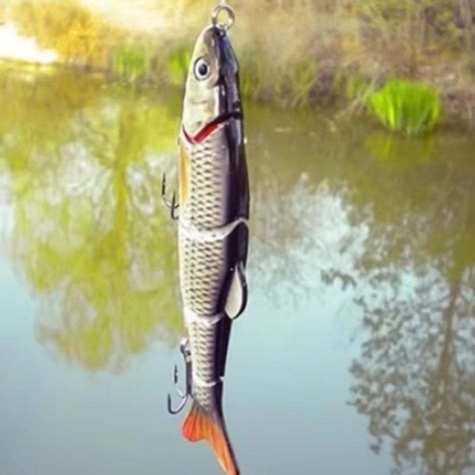 1 Pcs Gear Simulated Multi Section Road Bait 6-section 10cm/15g Biomimetic Submerged Baits High-quality Outdoor Fishing