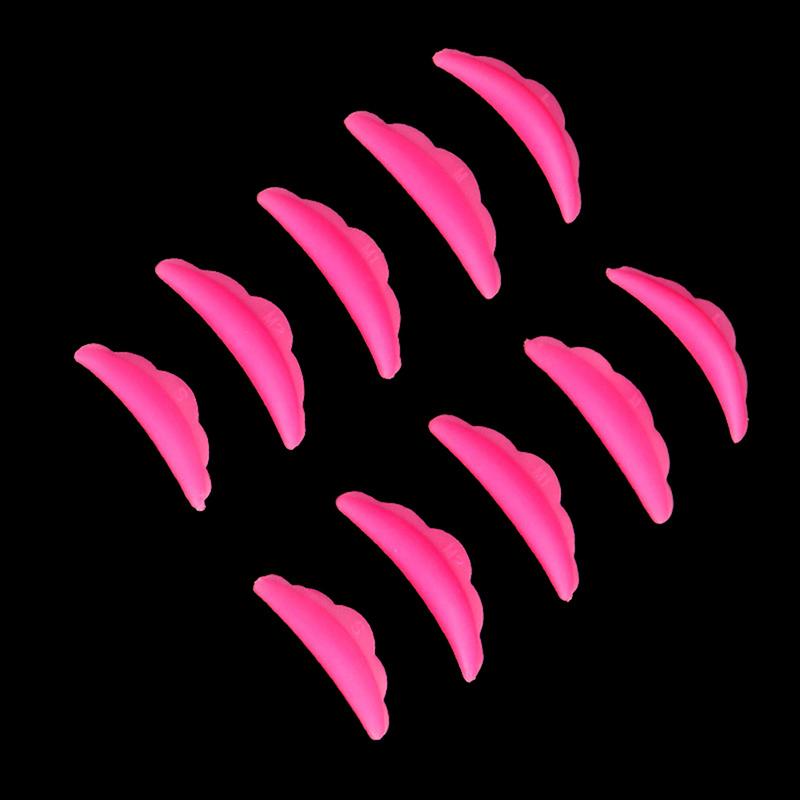 5 Pair Lash Lift Lifting Curlers Curl Silicone Shields Pads Multicolor Reusable