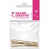Clous de jonction - GRAINE CREATIVE - 50mm - Doré - Métal - 10 pièces