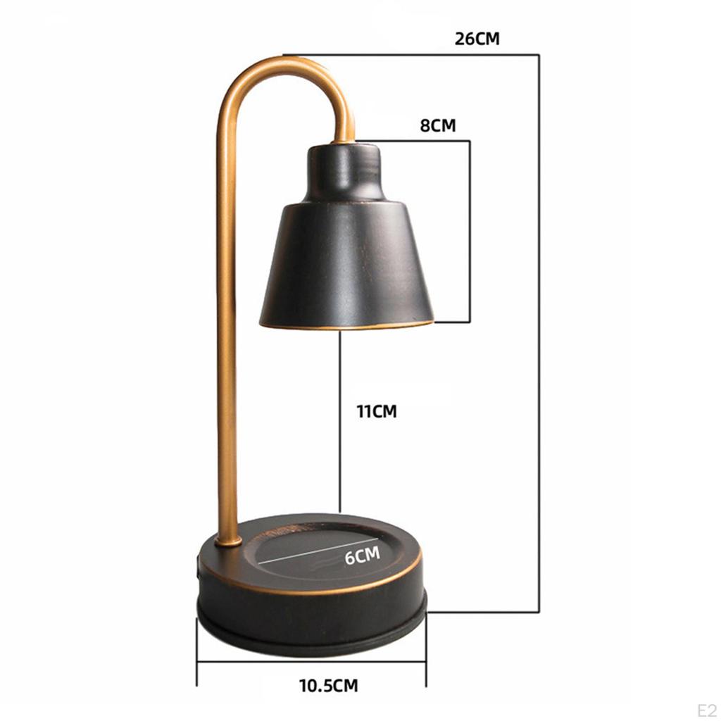 Lamp Melting Candle Warmer Bedside Table Decoration Lampshade Home Bedroom